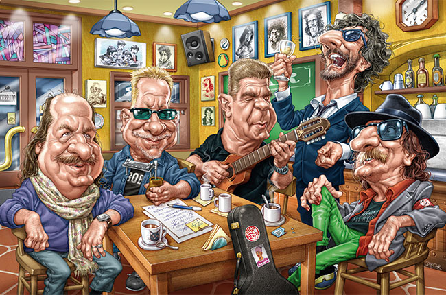 Una mesa de notables