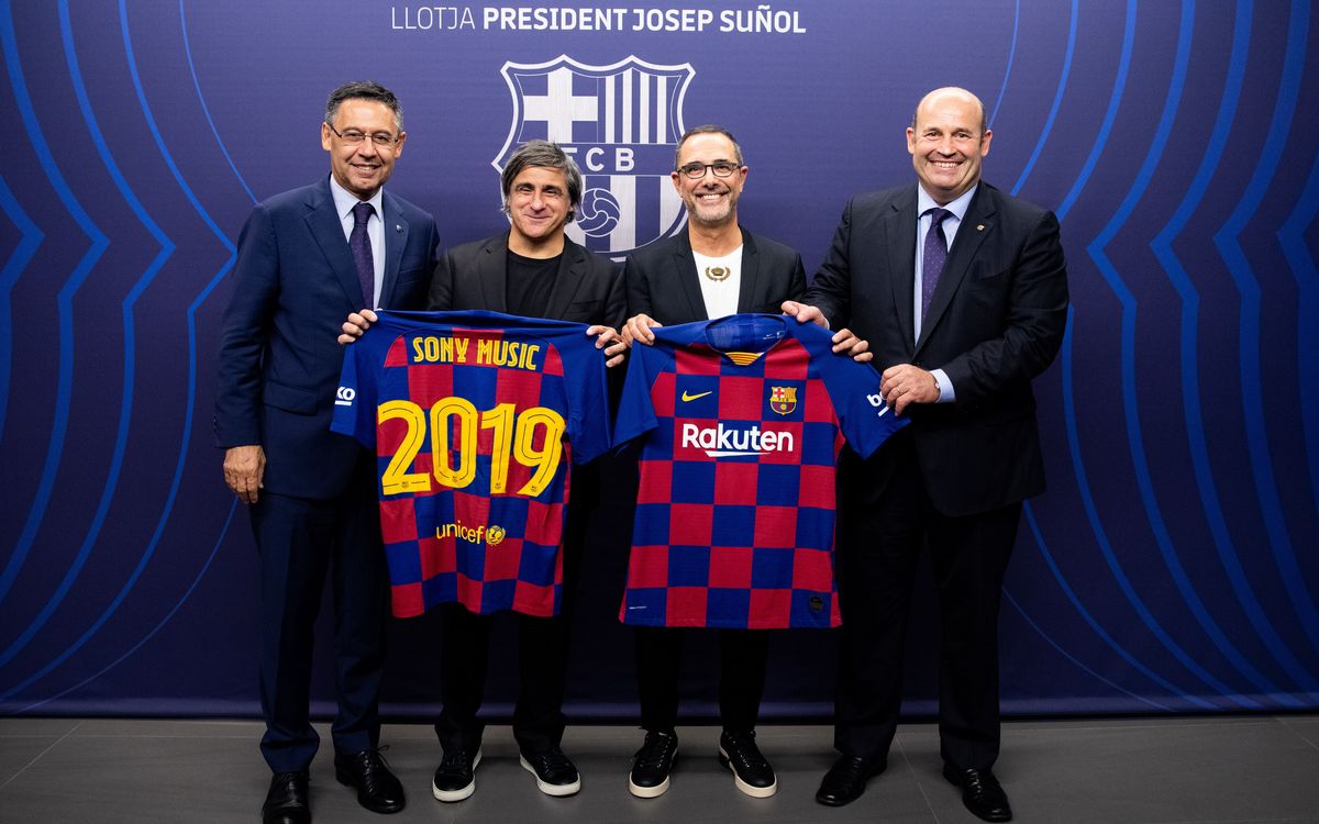 El FC Barcelona se alía con Sony Music para generar experiencias de entretenimiento
