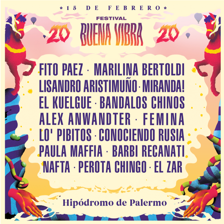 El Festival Buena Vibra llega por primera vez con un artista internacional