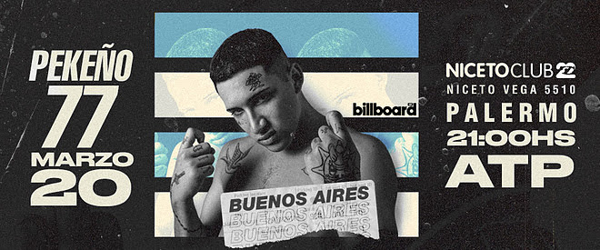 Pekeño 77 comienza su gira en Niceto Club por primera vez