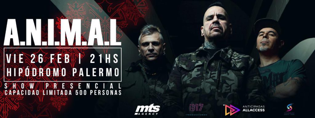 El Heavy Metal vuelve al Hipódromo de Palermo de la mano de A.N.I.M.A.L.