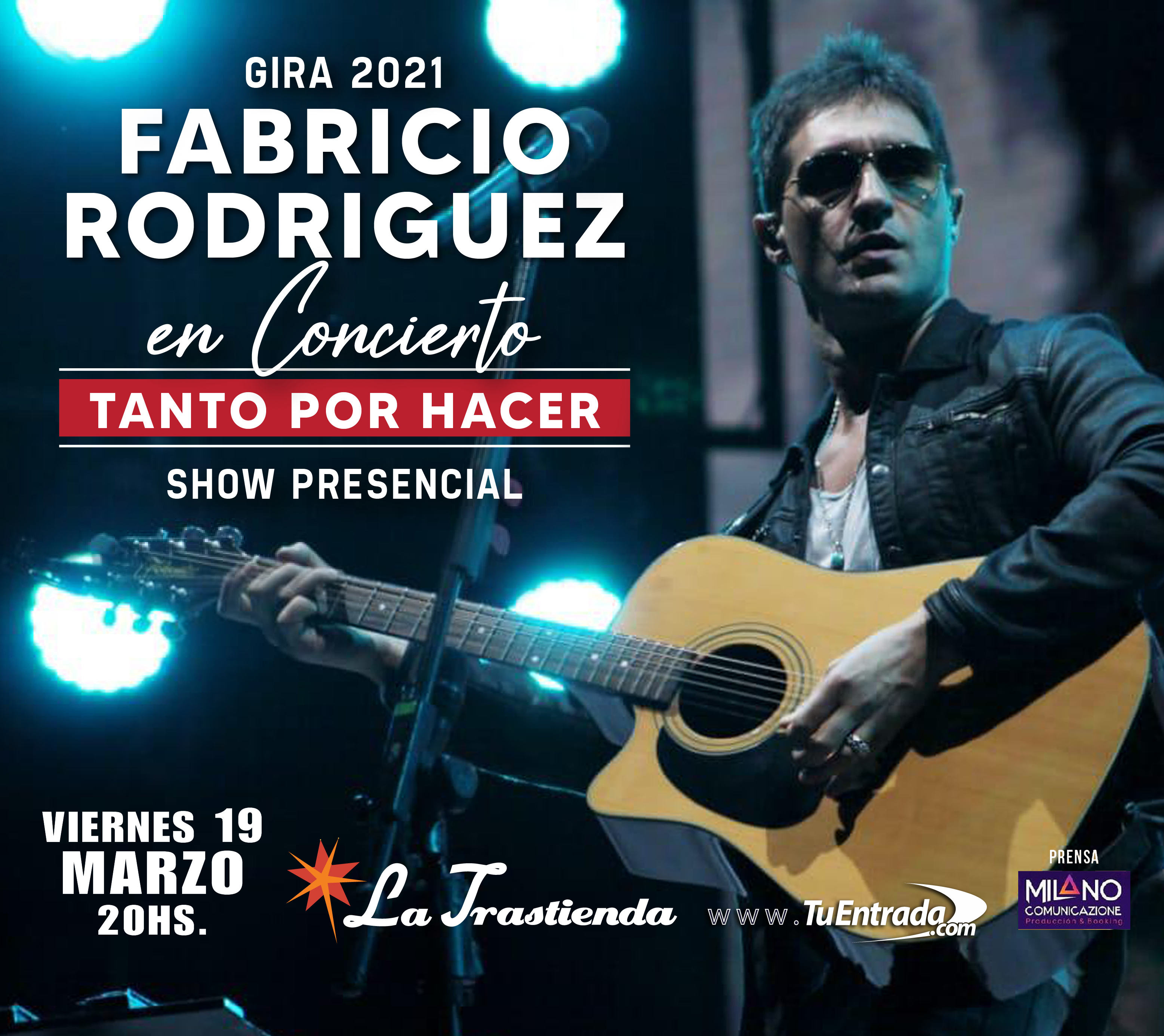Fabricio Rodríguez comienza su gira 2021 en La Trastienda