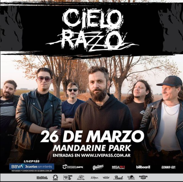 Cielo Razzo volverá a Mandarine Park el próximo 26 de marzo