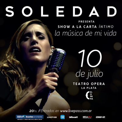 Soledad vuelve al show en vivo con 