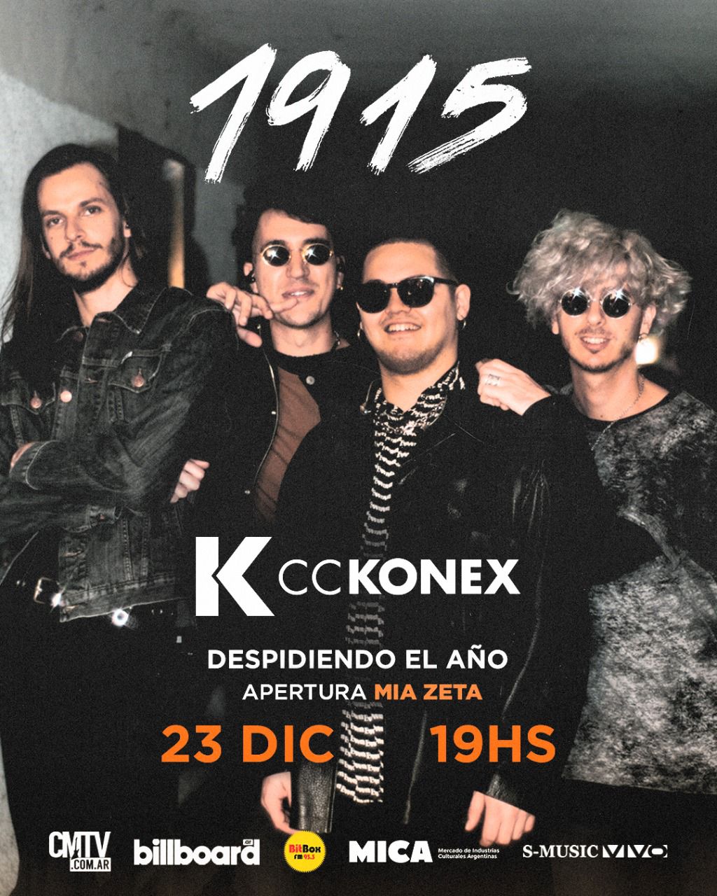 1915 despide el año en el CC Konex