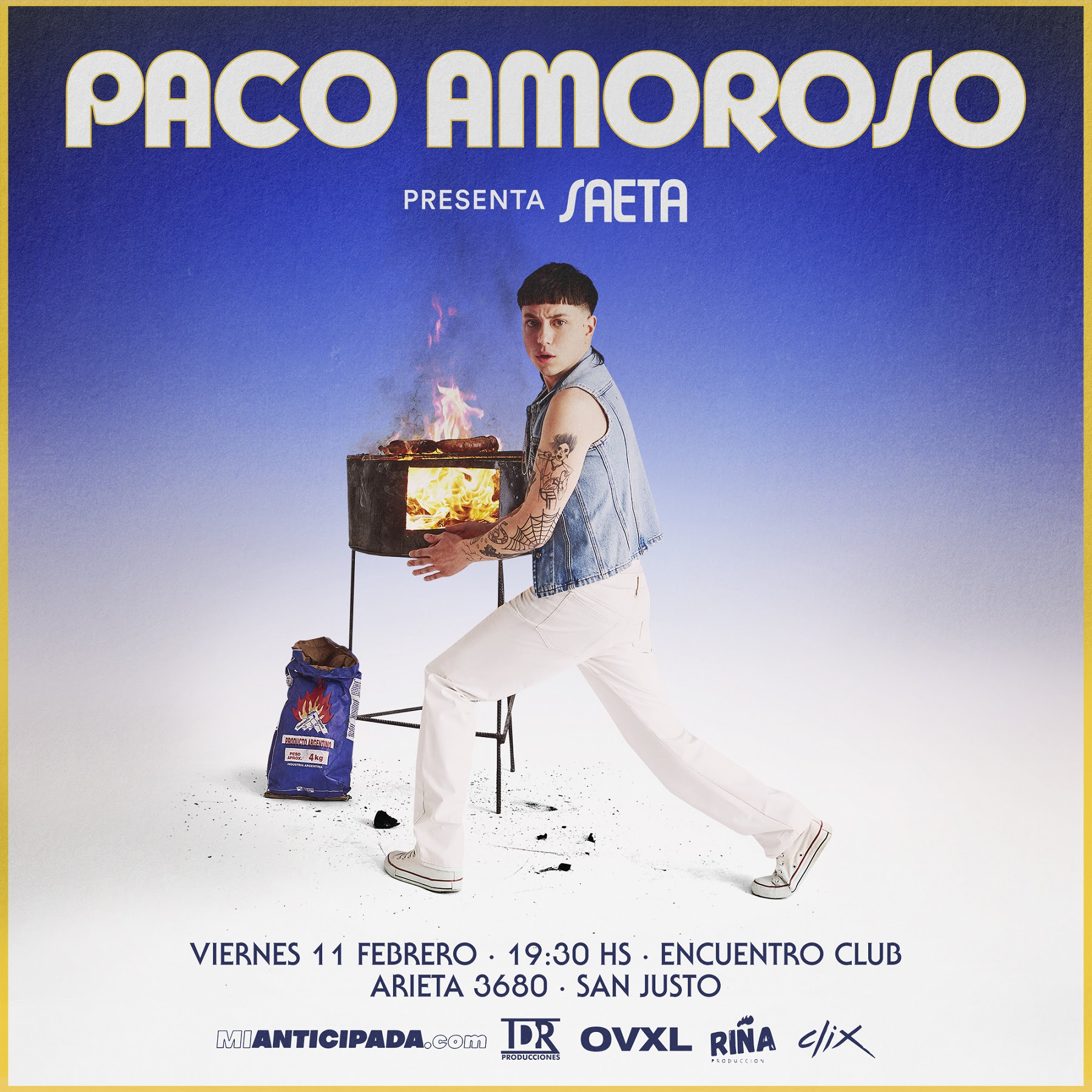 Paco Amoroso en San Justo