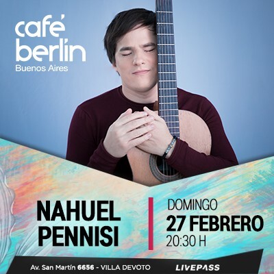 Nahuel Pennisi en Café Berlín