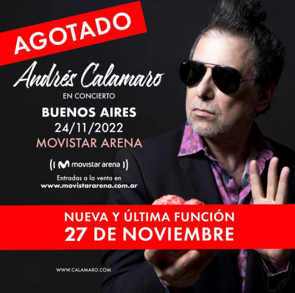 Andrés Calamaro en el Movistar Arena