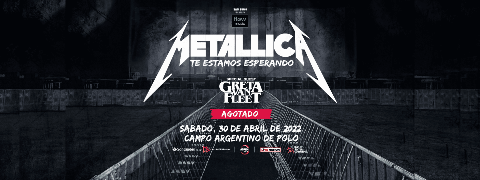 Metallica en el Campo Argentino de Polo