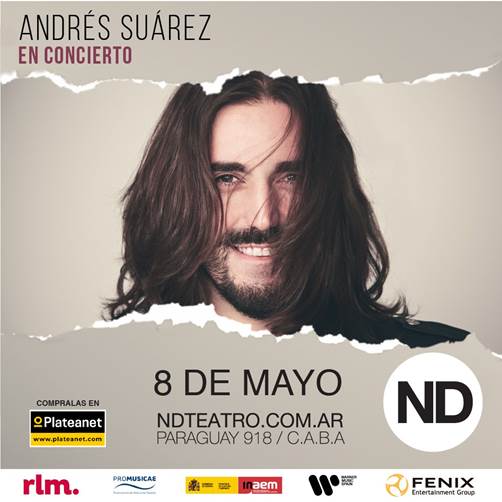 Andrés Suárez en el Teatro ND
