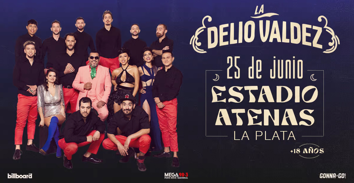 La Delio Valdez en el Estadio Atenas de La Plata