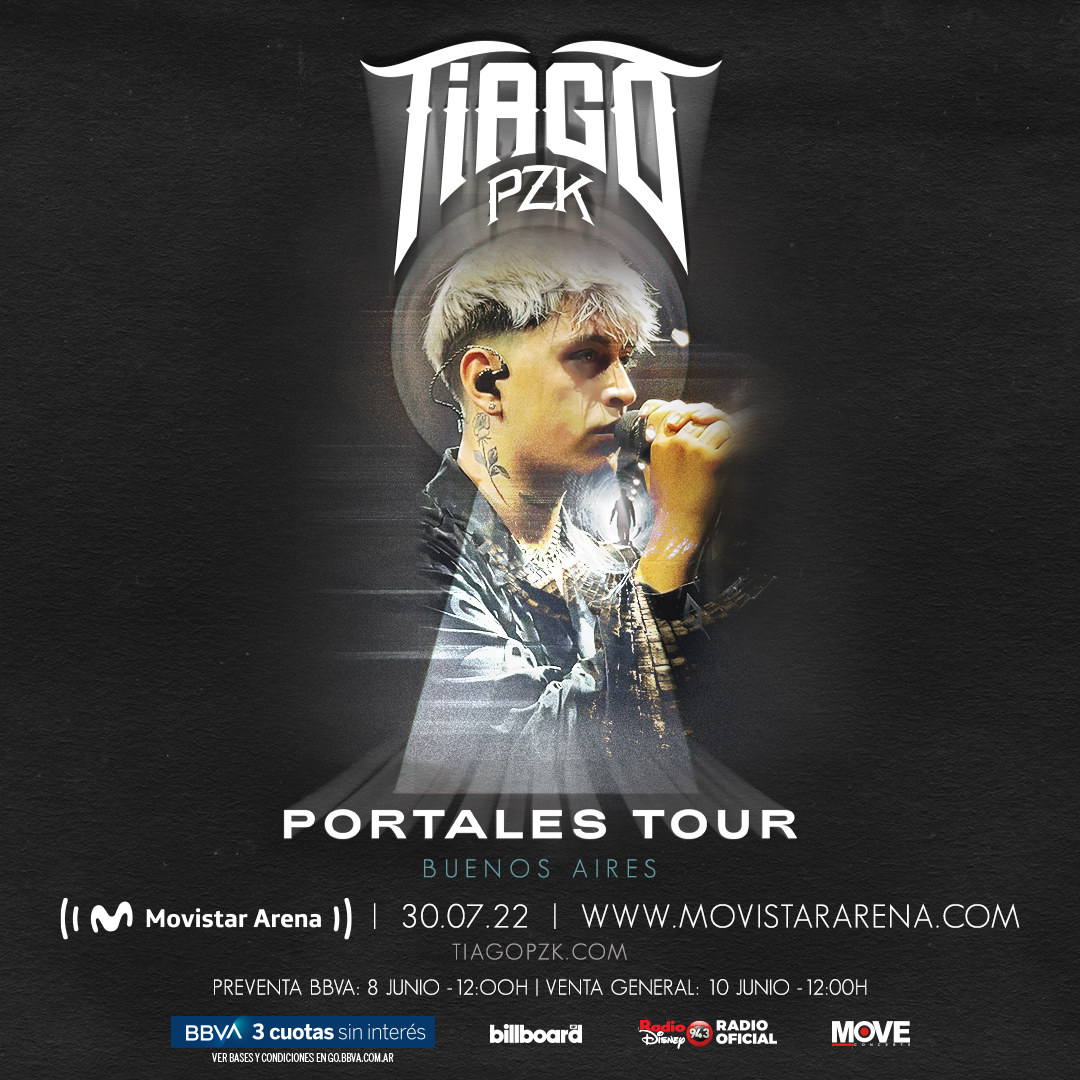 Tiago PZK en el Movistar Arena
