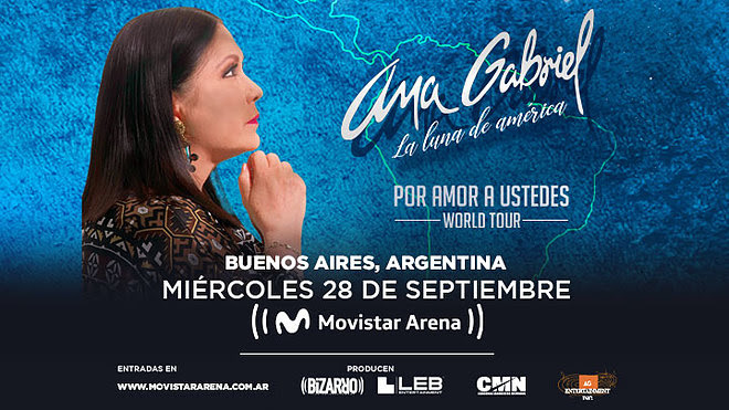 Ana Gabriel en el Movistar Arena