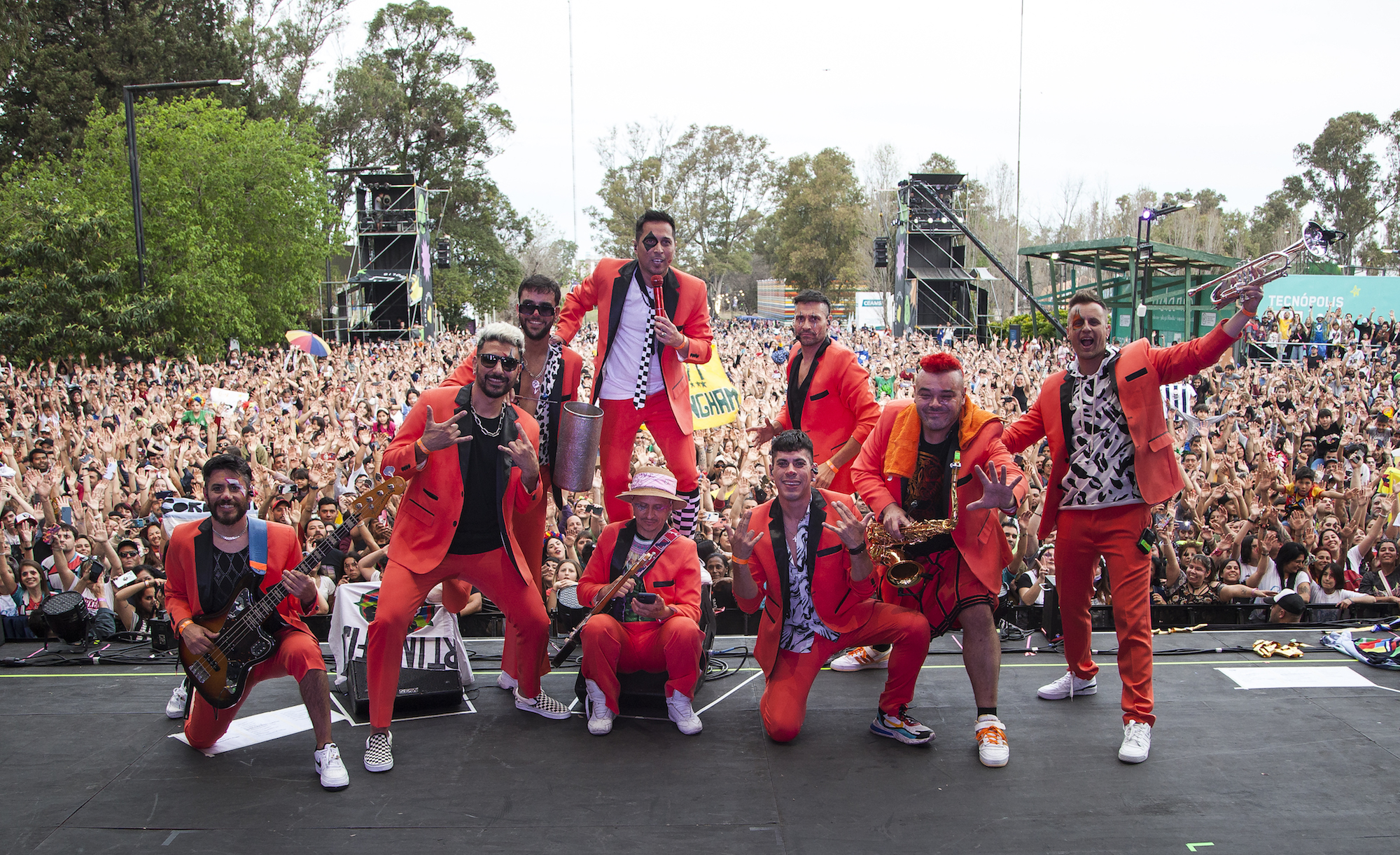 Los Caligaris celebraron sus 25 años con un fiestón en Tecnópolis
