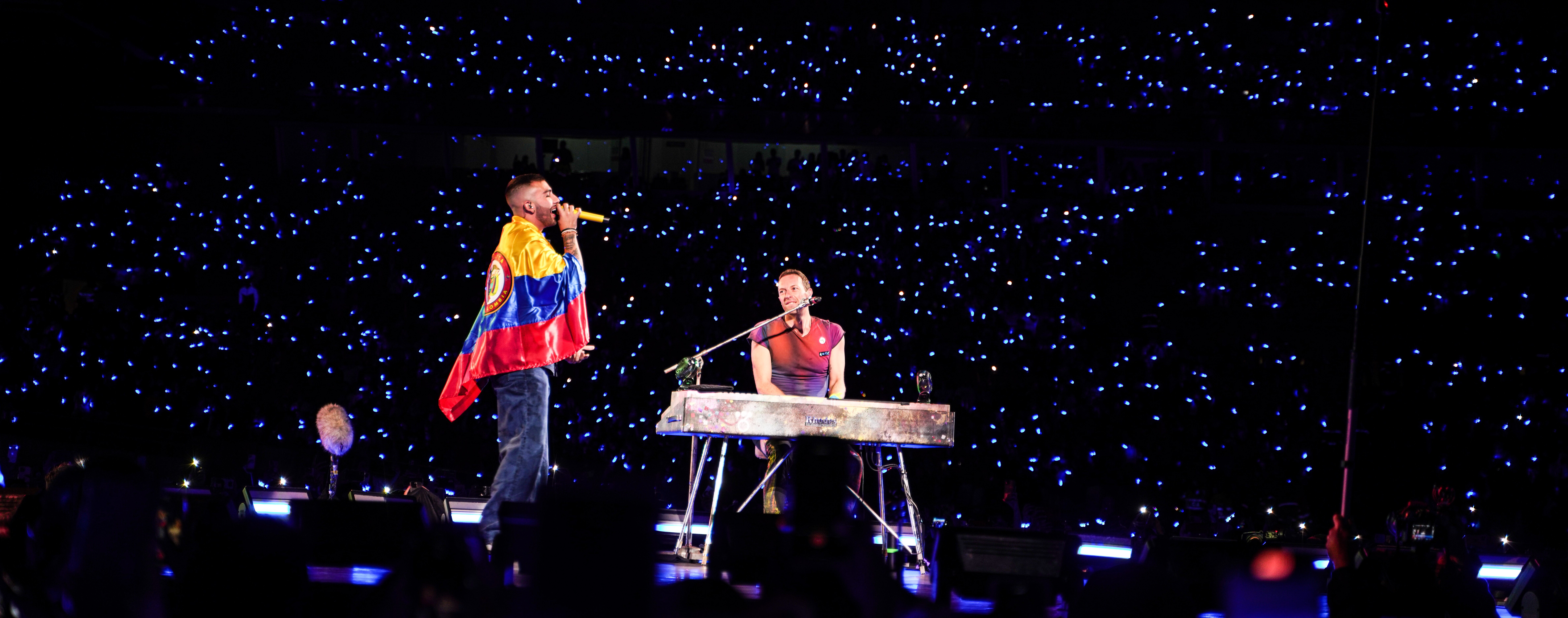 Coldplay y Manuel Turizo cantaron juntos 