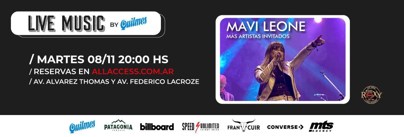 Mavi Leone en The Roxy Bar & Grill 
