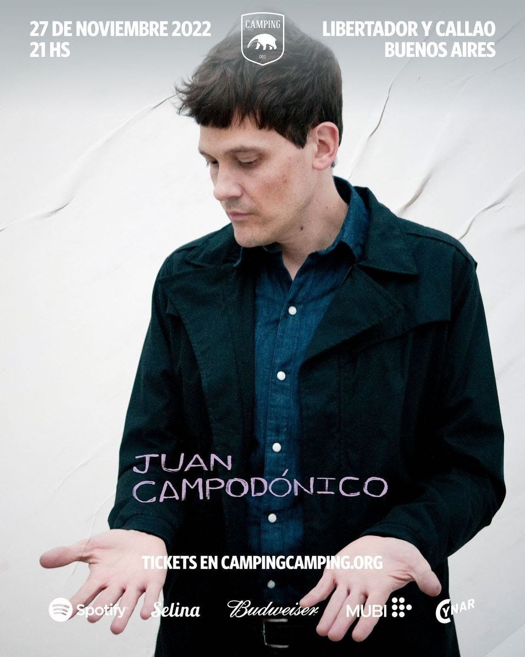 Juan Campodónico en Camping