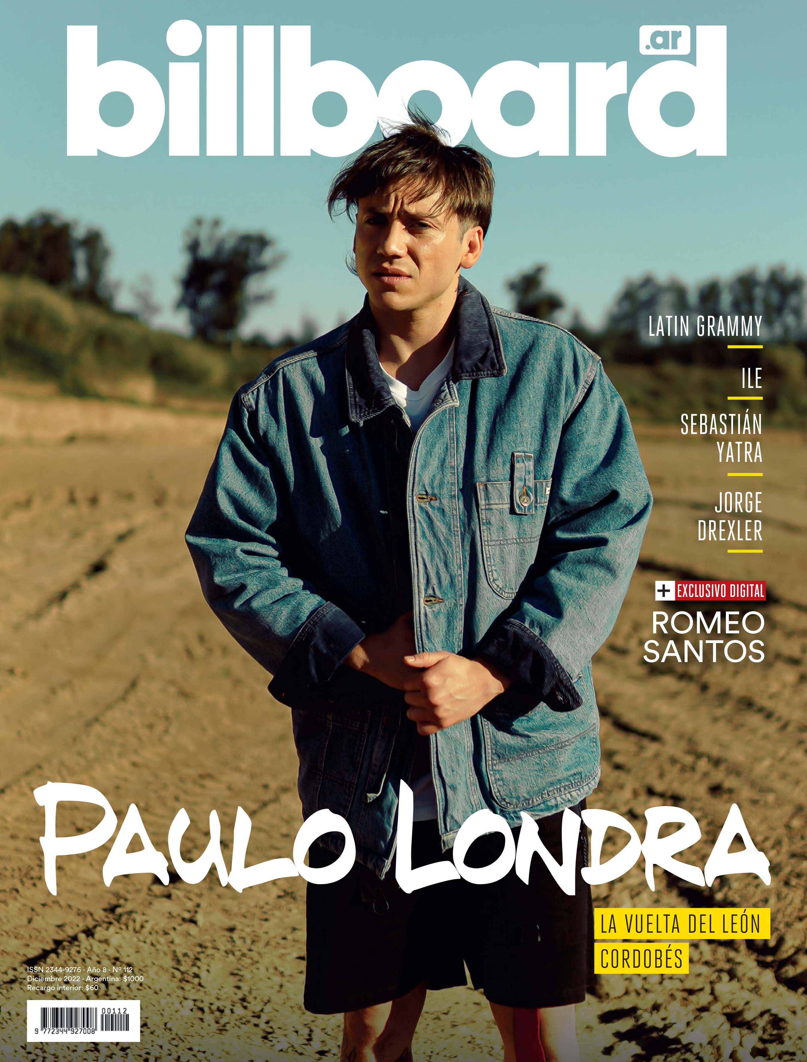 Billboard Argentina Diciembre 2022: Paulo Londra