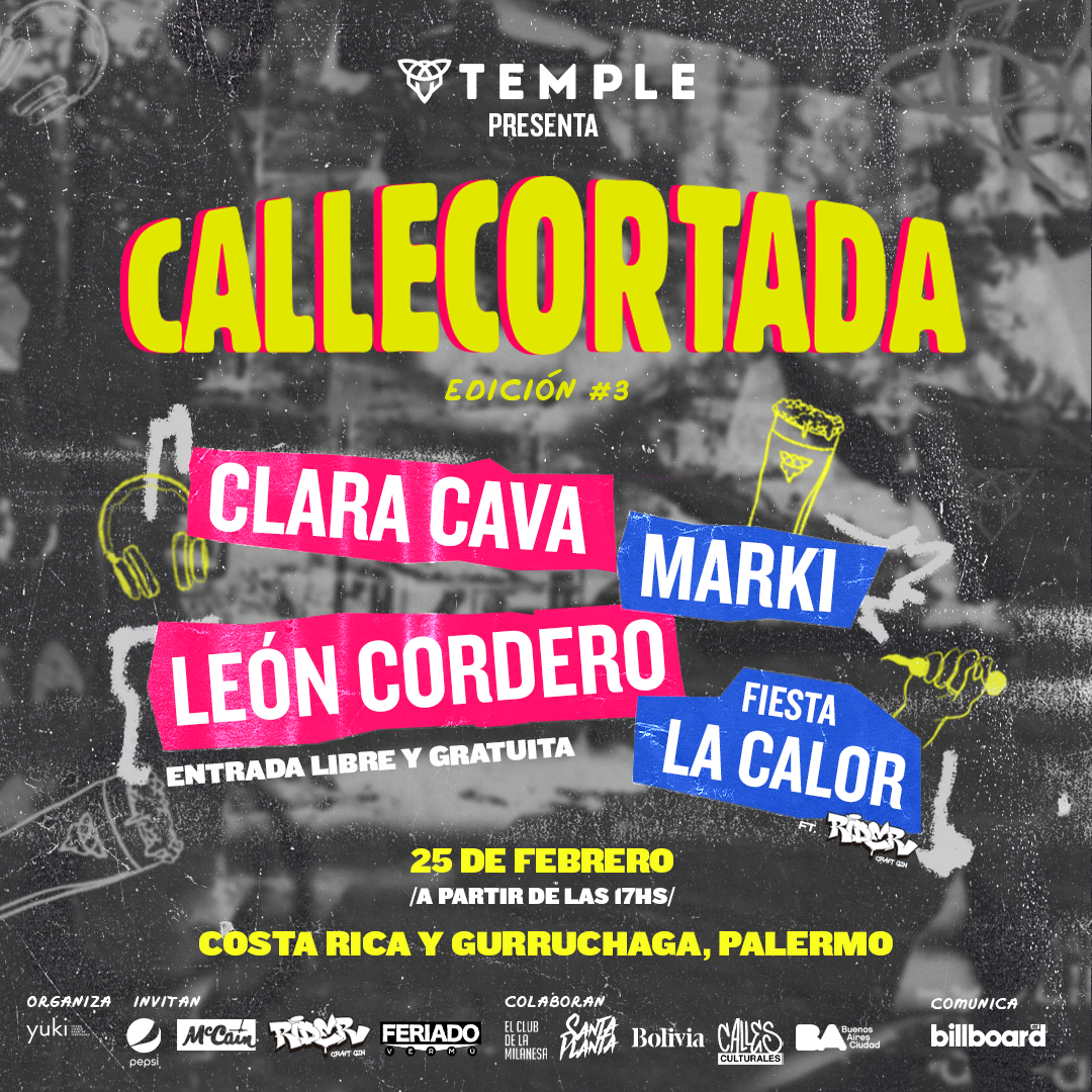Temple toma la calle de Palermo para una nueva edición de CalleCortada