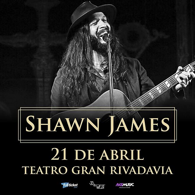 Shawn James en el Teatro Gran Rivadavia