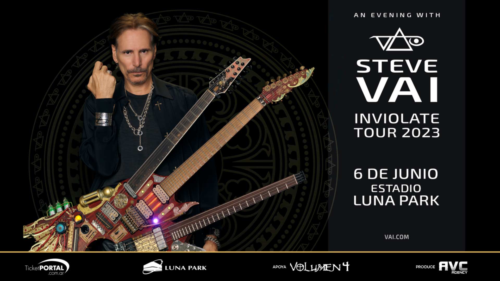 Steve Vai en el Luna Park