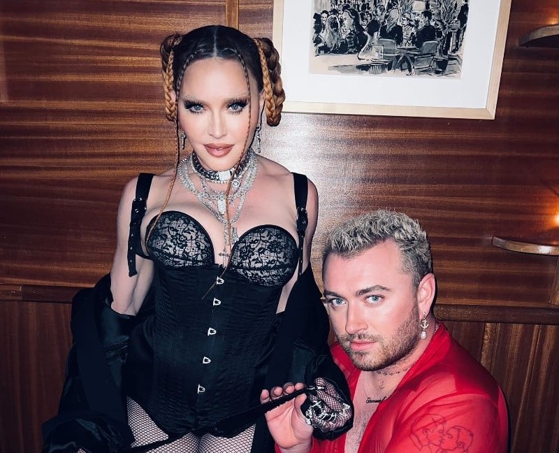 Madonna y Sam Smith graban juntos por primera vez y presentan 