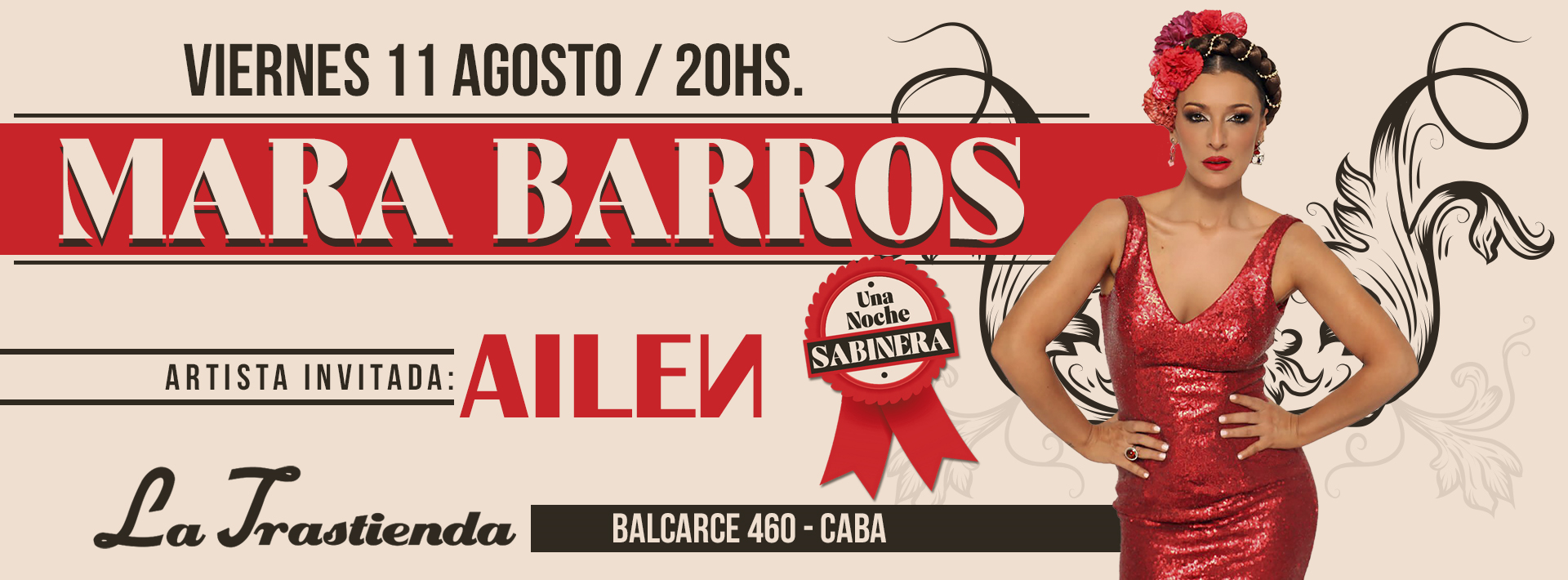 Mara Barros en La Trastienda