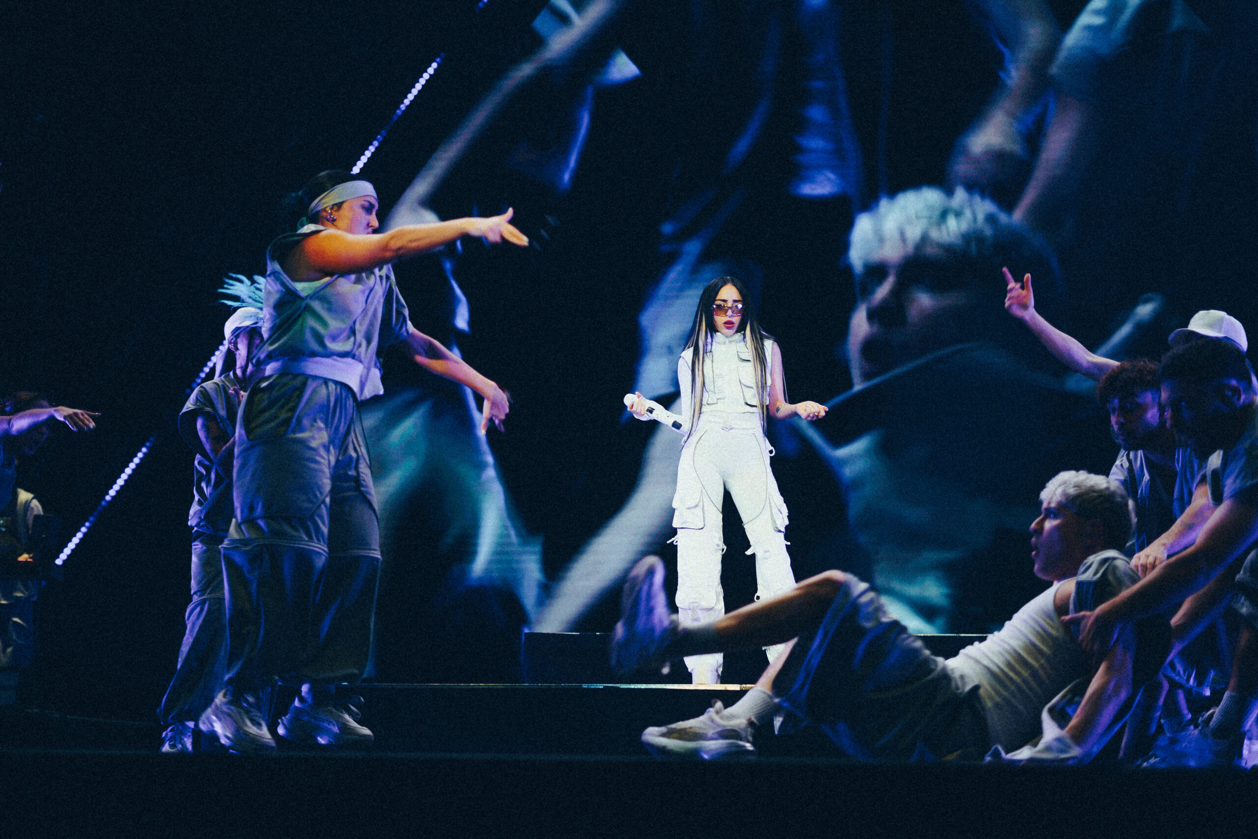 Nicki Nicole brilló en sus primeras presentaciones del año en el Movistar Arena